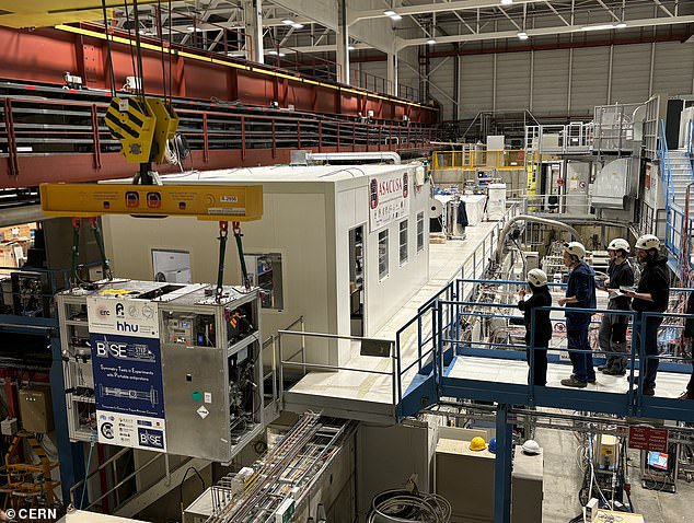 Recently CERN scientists managed to move just 70 protons in a specially designed chamber (pictured). Although this could lead to portable antimatter, the amounts involved are extremely small. Creating a gram of antimatter could take 10 billion years at current rates