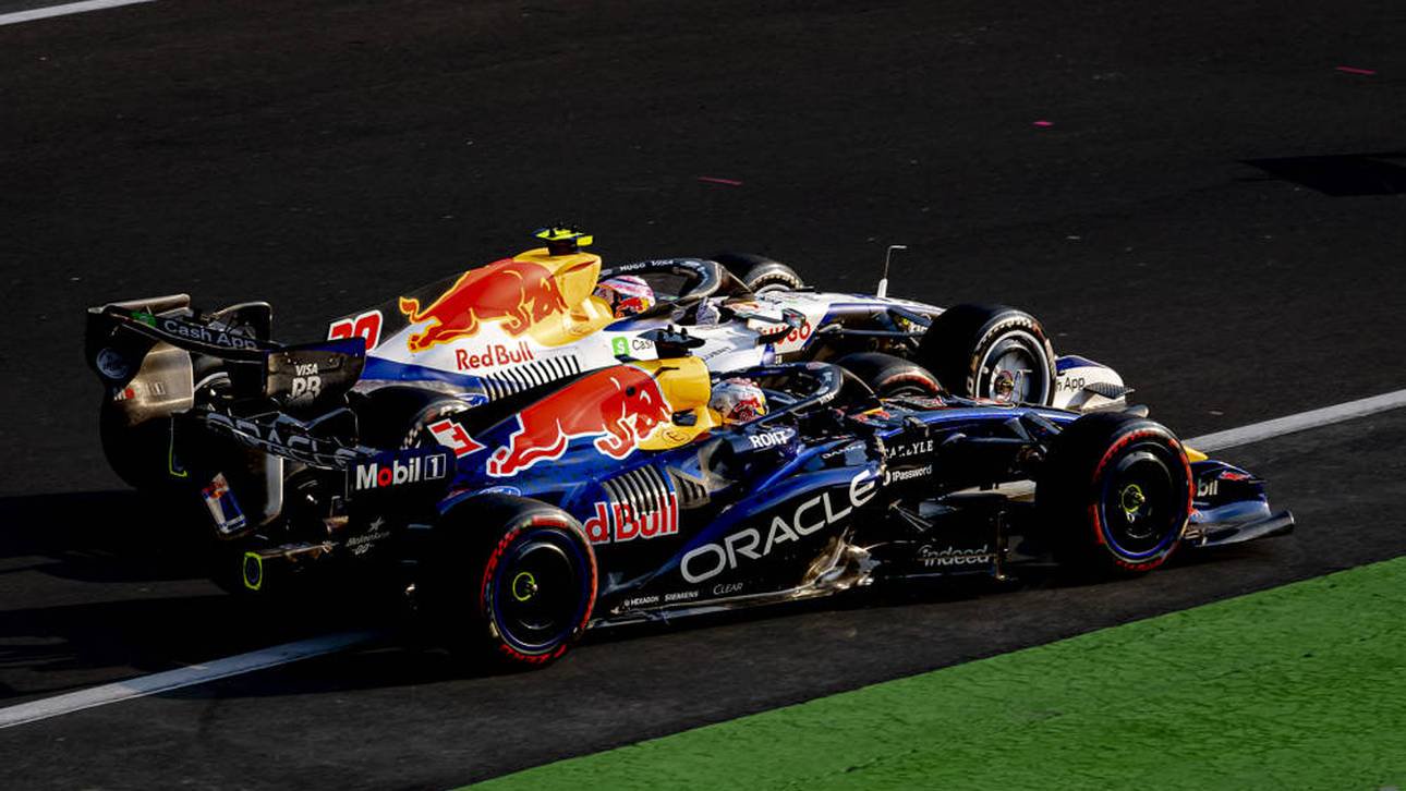 Max Verstappen und Liam Lawson legten sich nicht nur auf der Strecke miteinander an