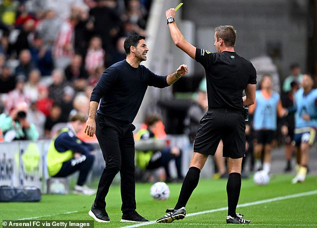 The Spaniard said he has evidence of other coaches doing the same ‘36 times in 10 minutes’ without getting a yellow