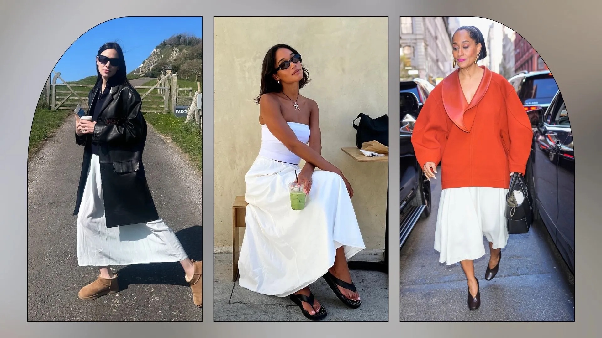 White Skirts Are Trending in London, Hollywood and New York—Celebrities Are Hooked