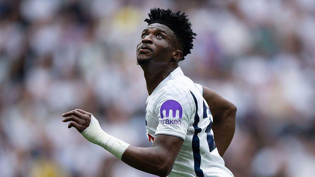 Mohammed Kudus of Tottenham Hotspur during the Premier League 2026/27 match between Tottenham Hotspur and Aston Villa FC at Tottenham Hotspur Stadium on September 19, 2026 in London, United Kingdom