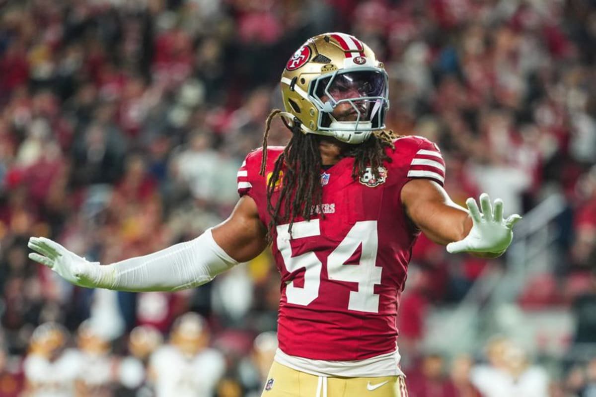 The NFL fined Fred Warner for two hits that went unpunished in the win over the Commanders