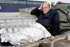 Gary Evans, 65, has been left homeless after he gave up his flat to be a live-in carer for a woman who died days before starting the job