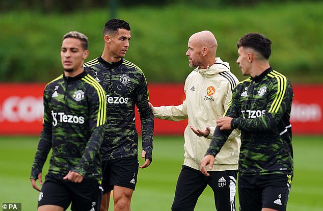 Ten Hag said he confronted Ronaldo over his fitness levels as the former Man United boss claimed the star had pulled out of training sessions