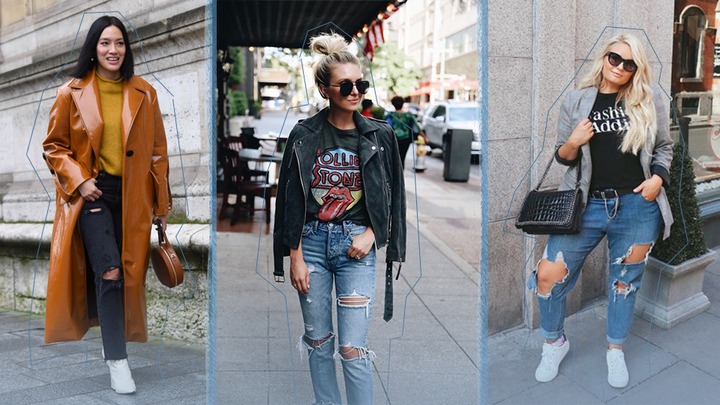 Ripped Jeans Outfit Ideas: 29 Street Style Looks | StyleCaster