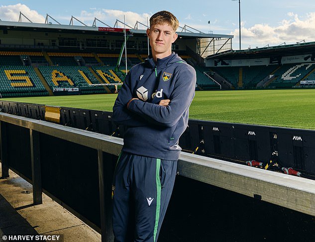 James Pater, 19, has made an astonishingly quick rise into the Northampton first team and is now their go-to full-back
