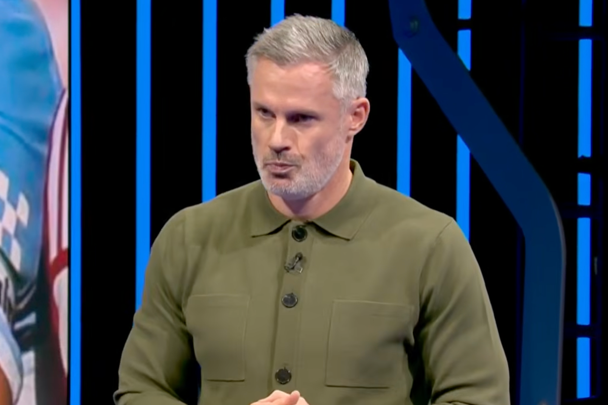 Jamie Carragher speaking on Sky Sports