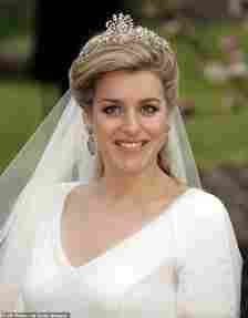 Laura Parker Bowles wore the Cubitt tiara when she married Harry Lopes in 2006