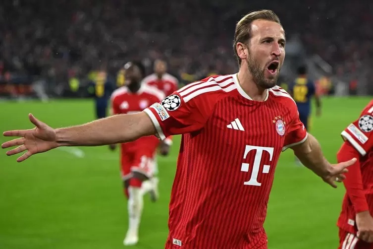 So kennt man ihn: Harry Kane bejubelt ein Tor. 
