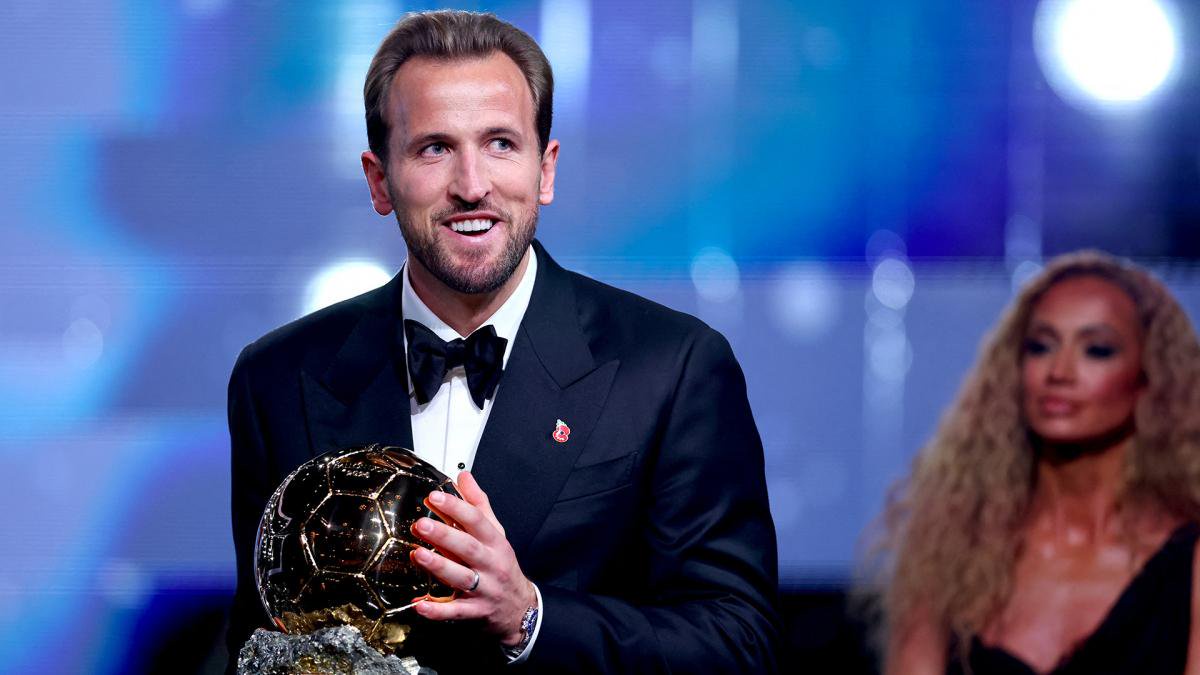 Harry Kane mit dem Ballon d'Or