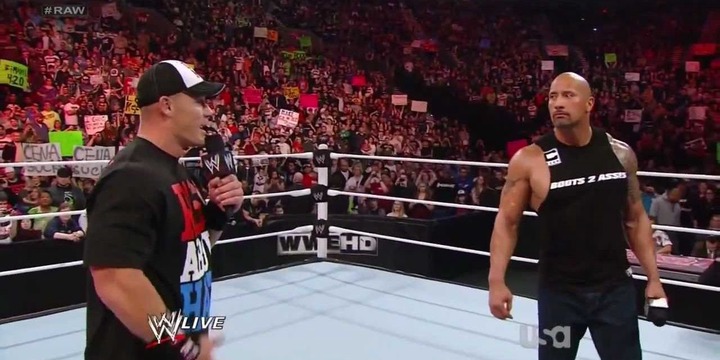 John Cena calls out The Rock 