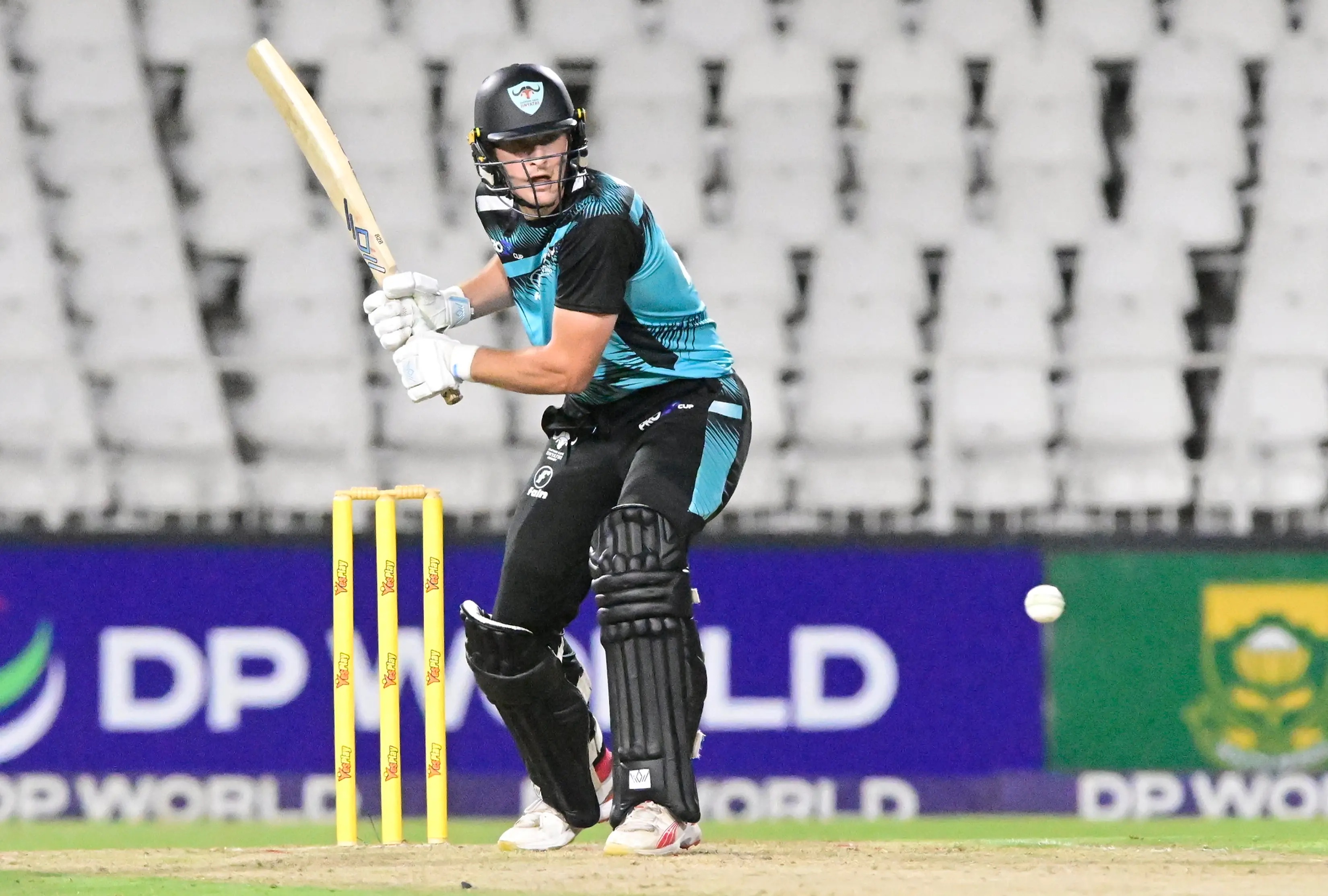 The  Inyathi's Christiaan du Toit  during the YesPlay Pro20 Cup match against the  Lions  at the Wanderers Stadium on Tuesday  in Johannesburg.