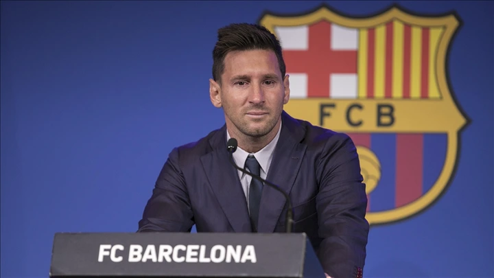 I never thought of it&#39;: Lionel Messi bids emotional farewell to Barcelona