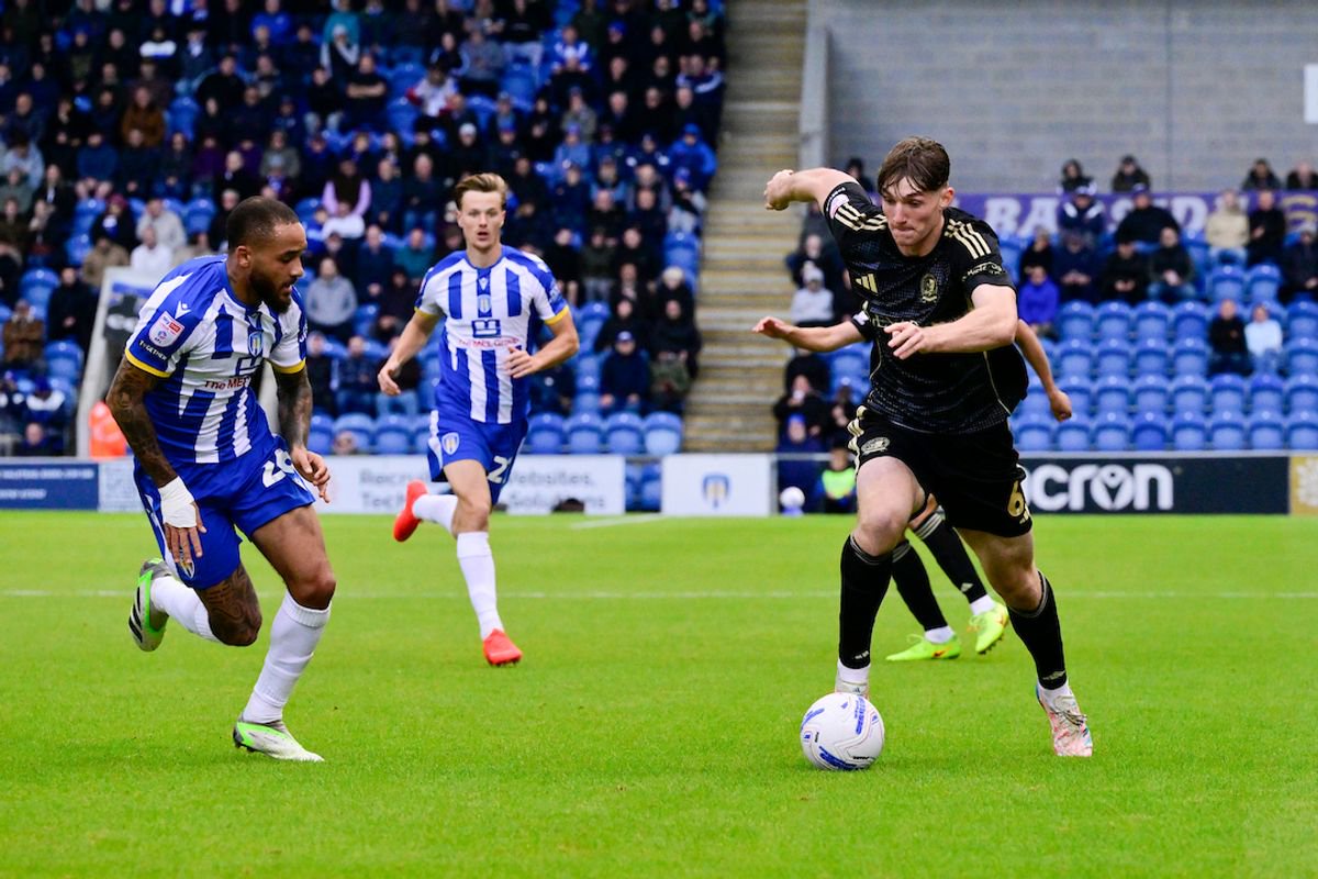 Jack Taylor of Exeter City during the Sky Bet League 2 match between Colchester United  and Exeter City at JobServe Community Stadium, Colchester on 17 October 2026 (Photo: Alan Stanford/PPAUK)