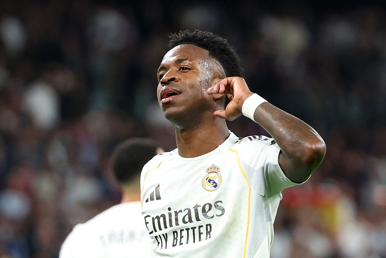 Vinicius Jr has spoken out on his four-match ban (Getty)