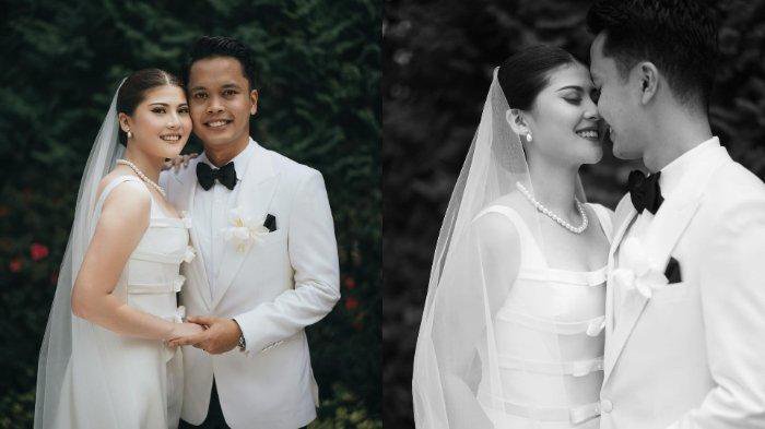 Potret Ginting dan Mitzi melangsungkan upacara pernikahan di kawasan, Bogor, Jawa Barat, Sabtu (26/10/2024).