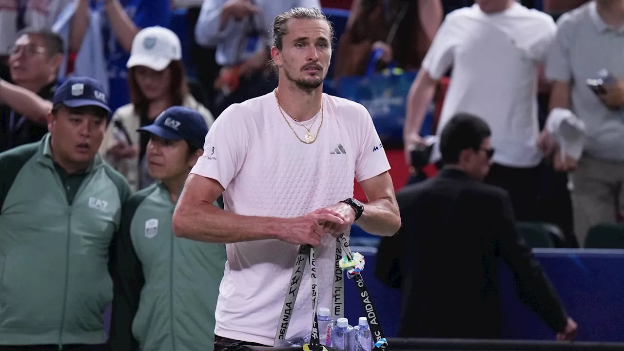 Alexander Zverev wird müde und braucht eine Pause