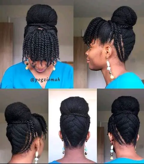 Beautiful ways you can wrap natural hair to look stunning (photos)