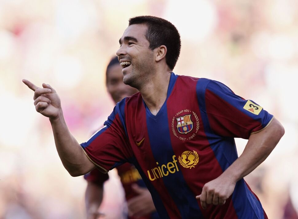 Deco during Barcelona v Atletico de Madrid
