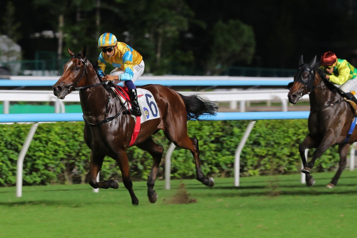 Mr Incredible gallops clear impressively at Sha Tin. Photos: Kenneth Chan