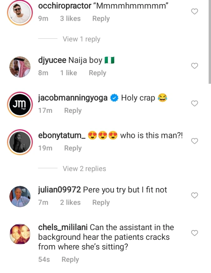 Reactions As BBN's Pere Visits His Chiropractor