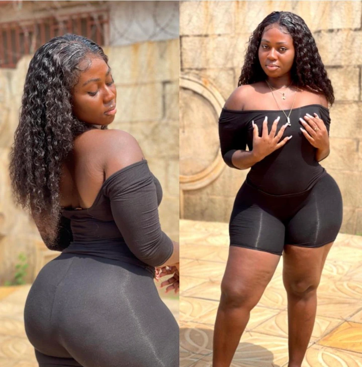 Finally, Hajia Bintu meets her meter in Cindy Fafa, an Ewe Lady causing confusion with her Backside (photos) 2