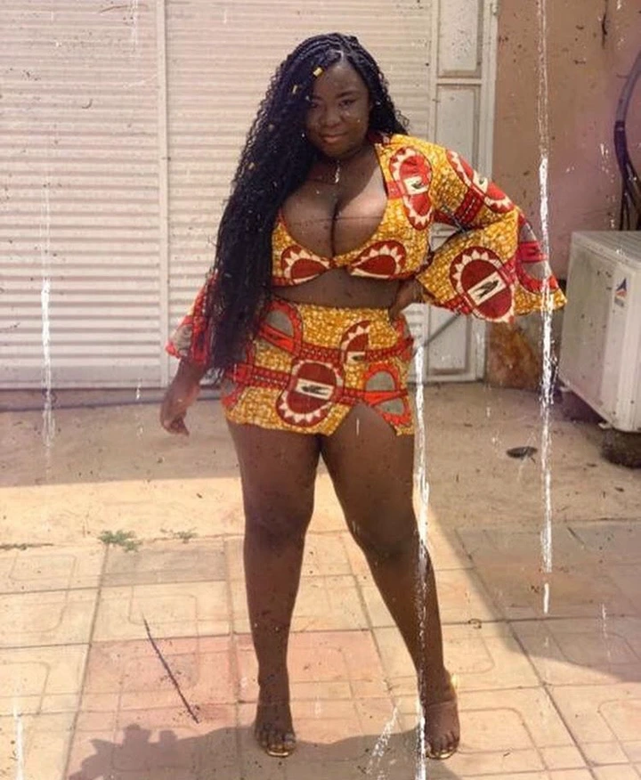 Maame Serwaa serves fans with her huge melons in new photos