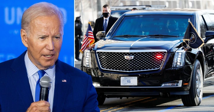 Joe Biden will arrive in £1.3m 'Beast' limo for Queen's funeral | Metro News