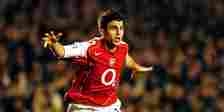 A young Cesc Fabregas in action for Arsenal
