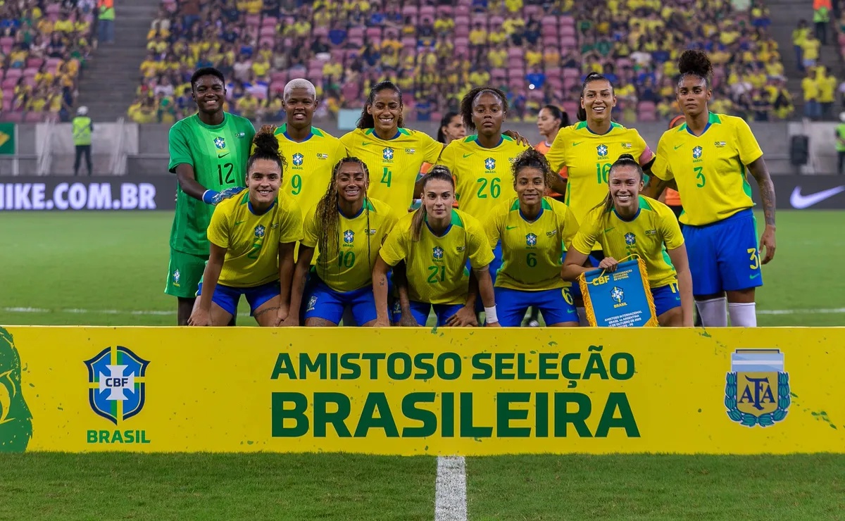 Seleção feminina realizou dois amistosos contra a Argentina no Brasil. Foto: Rafael Vieira/AGIF
