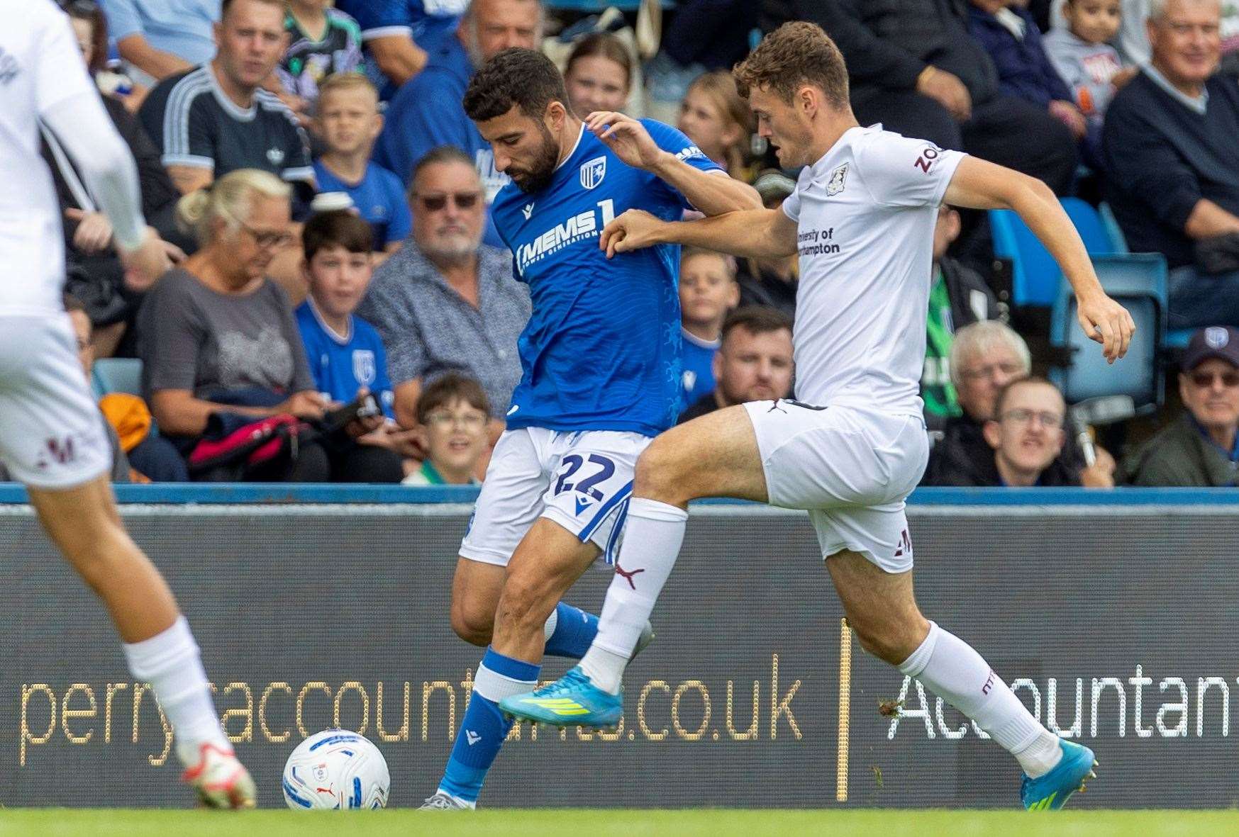 Nick Freeman has enjoyed playing the right wing-back role this season Picture: @Julian_KPI