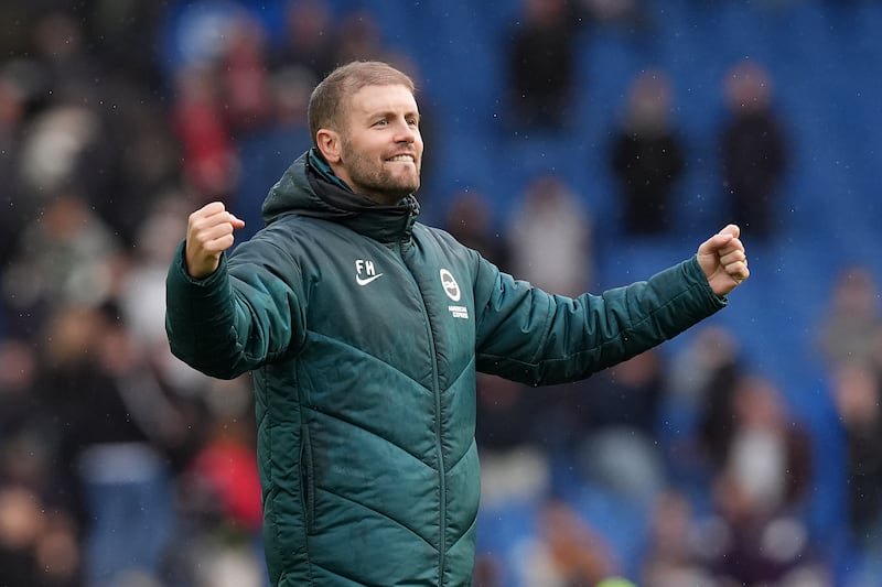 Manchester City face a double header against Fabian Hurzeler’s Brighton .