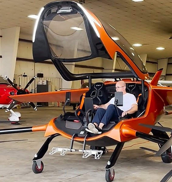 Israeli Startup, AIR, Tests $150,000 Electric Flying Car That Takes Two People Above Heavy Traffic - autojosh