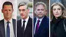 Getty Images Alex Chalk, Jacob Rees-Mogg, Grant Shapps and Penny Mordaunt