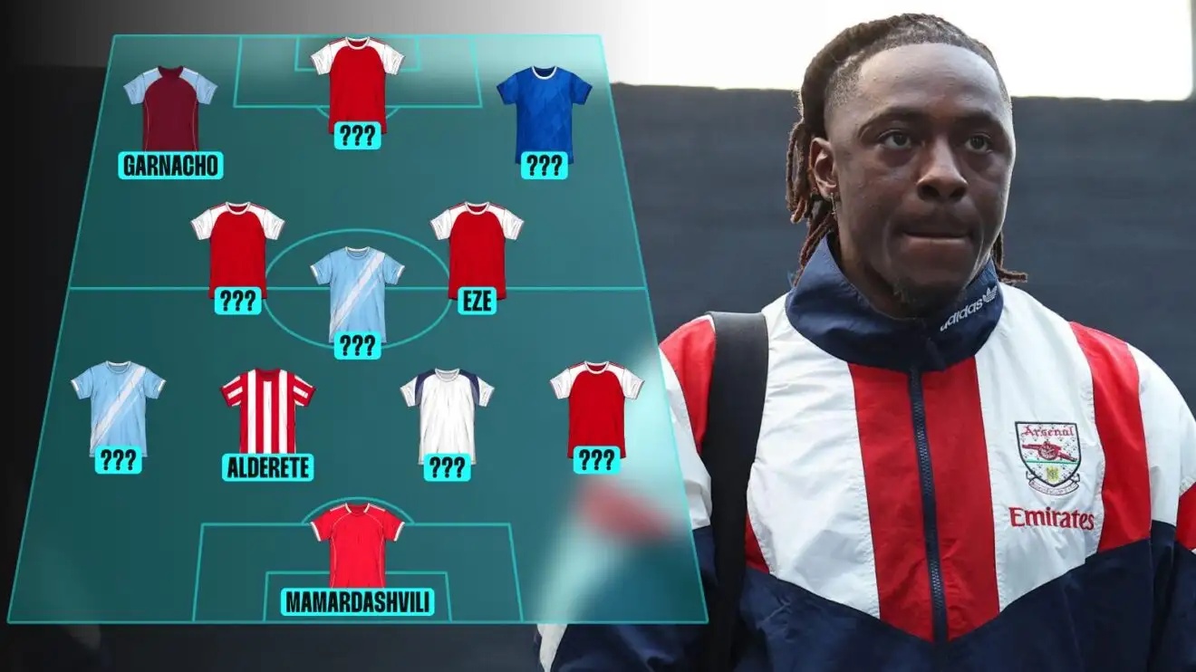 Eberechi Eze lineup graphic