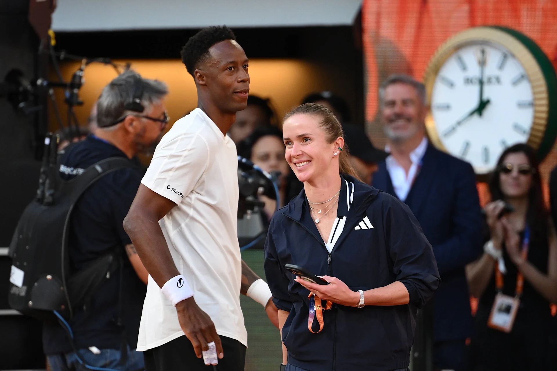 Elina Svitolina et Gaël Monfils en mai 2026.