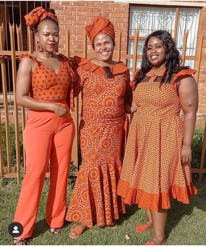 Tswana traditional attire hot sale for ladies