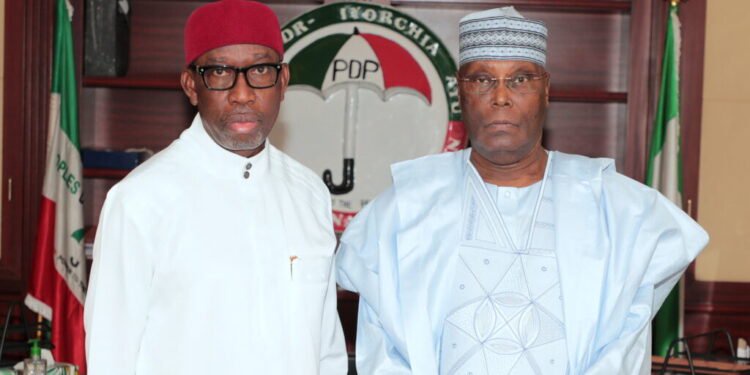 Disquiet in PDP over Okowa’s choice as Atiku’s running mate