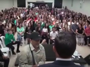 Drunk Beggar enters church