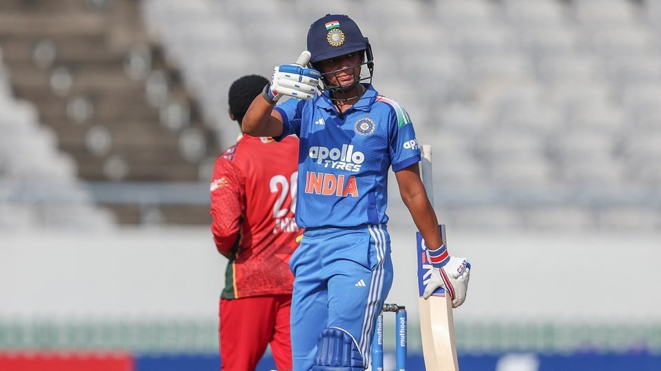 Harmanpreet Kaur scored 126 in the 2nd ODI vs Zimbabwe (BCCI)