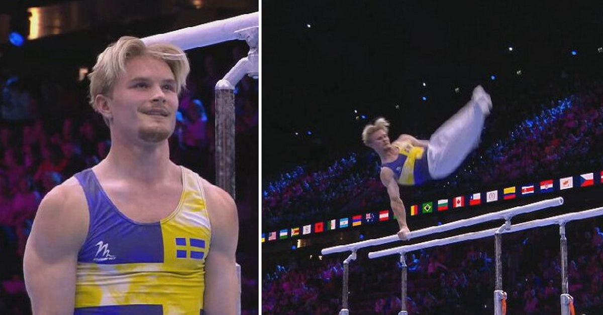 David Rumbutis places seventh in world championship parallel bars final
