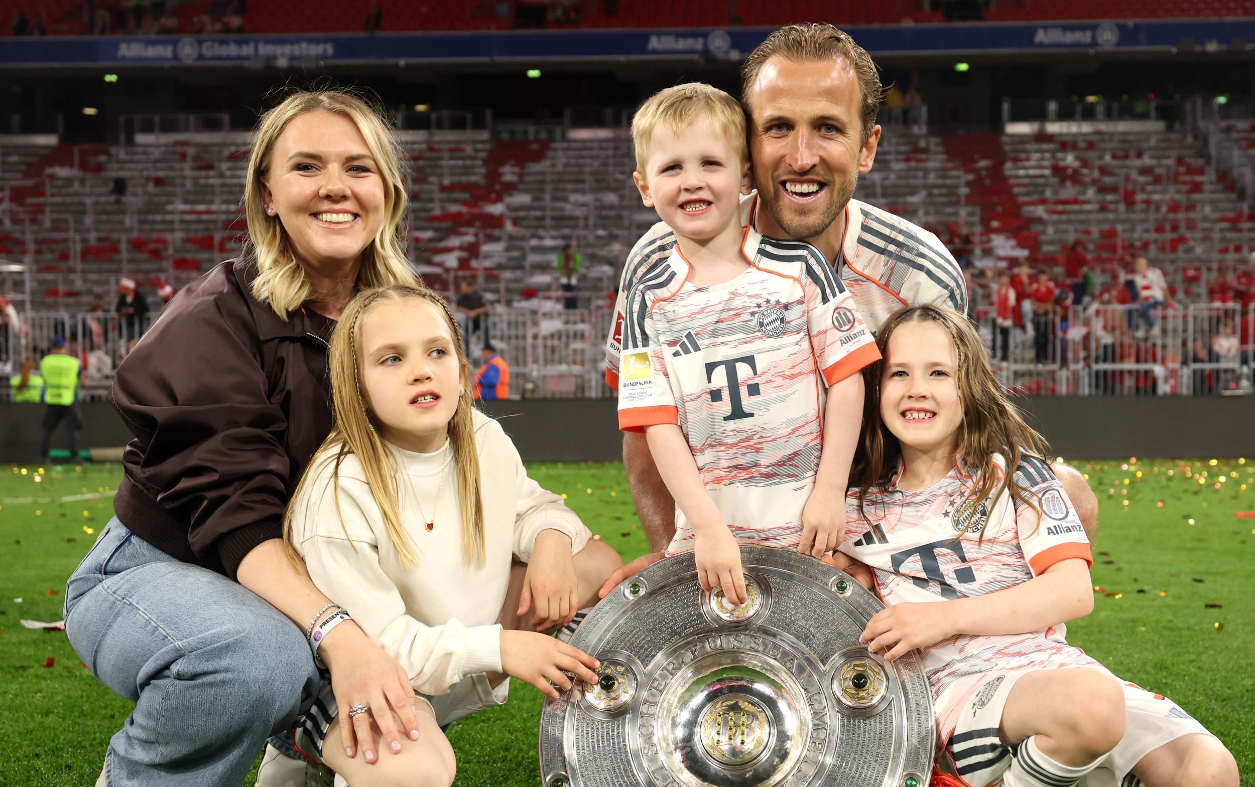 Harry Kane and his family