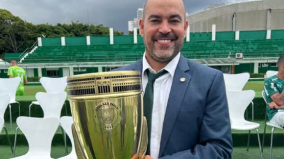 JP Sampaio em título do Palmeiras na Copinha de 2022