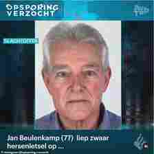 Mr Beulenkamp's son and daughter shared their heartbreak over their father's rapid decline on the Dutch television programme Opsporing Verzocht - in English 'Investigation Requested' - which sheds light on crimes across the Netherlands