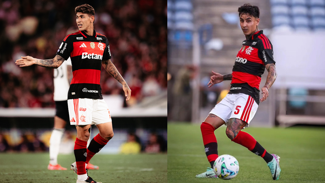 Carrascal à esquerda e Erick Pulgar à direita | Reprodução/Instagram/@carrascall/@erick_pulgar77