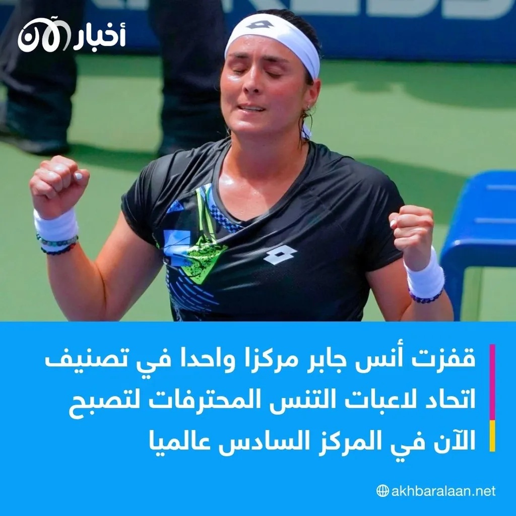 أنس جابر تقفز في ترتيبها العالمي بعد تأهلها لثمن نهائي بطولة غوادالاخارا