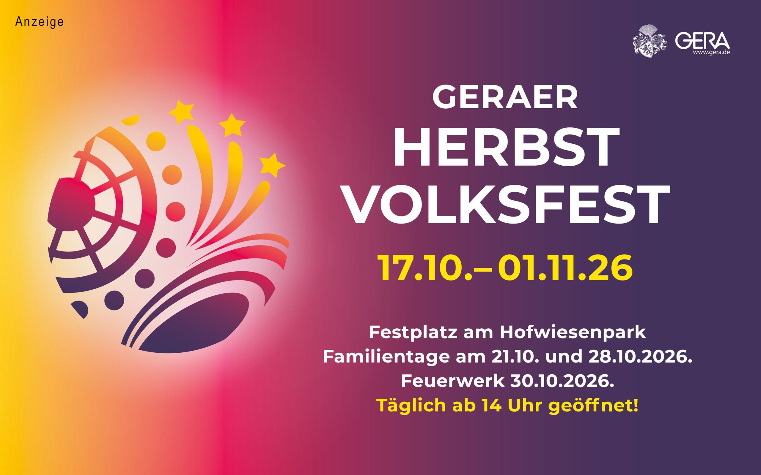 Stadt Gera - Herbstvolksfest