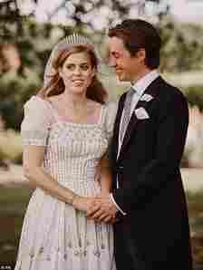 Princess Beatrice borrowed the Queen Mary Fringe tiara for her private Windsor wedding to Edoardo Mapelli Mozzi during the Covid pandemic in 2020