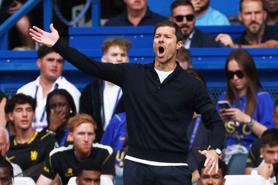 Chelsea manager Xabi Alonso.
