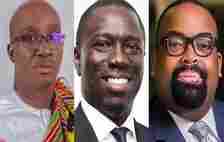 Edo State Governorship candidates: Senator Monday Okpebholo (APC), Asue Ighodalo (PDP) and Olumide Akpata (LP)